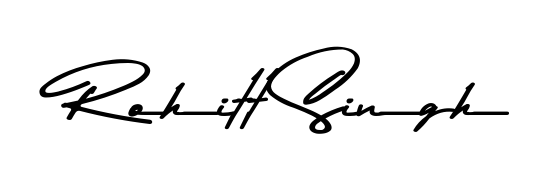 Create your official email sign-off with Rohitt Singh name in Asem Kandis PERSONAL USE style. Crisp, clean, and perfectly legible across all screens. Rohitt Singh signature style 9 images and pictures png