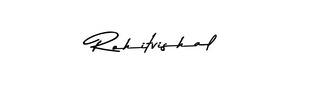 Design your own signature with our free online signature maker. With this signature software, you can create a handwritten (Asem Kandis PERSONAL USE) signature for name Rohitvishal. Rohitvishal signature style 9 images and pictures png