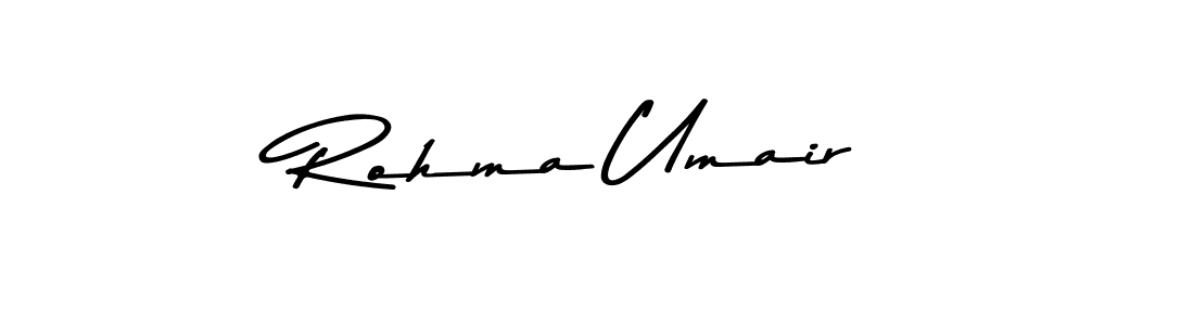See photos of Rohma Umair official signature by Spectra . Check more albums & portfolios. Read reviews & check more about Asem Kandis PERSONAL USE font. Rohma Umair signature style 9 images and pictures png
