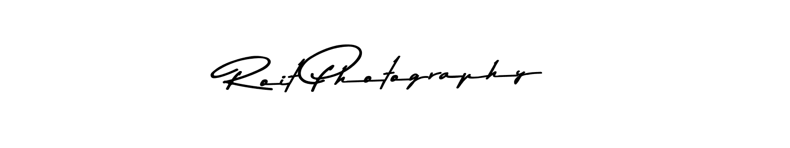 You should practise on your own different ways (Asem Kandis PERSONAL USE) to write your name (Roit Photography) in signature. don't let someone else do it for you. Roit Photography signature style 9 images and pictures png