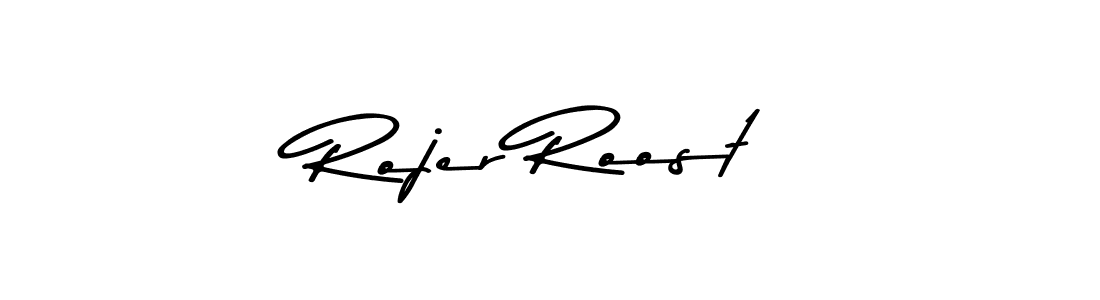 You should practise on your own different ways (Asem Kandis PERSONAL USE) to write your name (Rojer Roost) in signature. don't let someone else do it for you. Rojer Roost signature style 9 images and pictures png