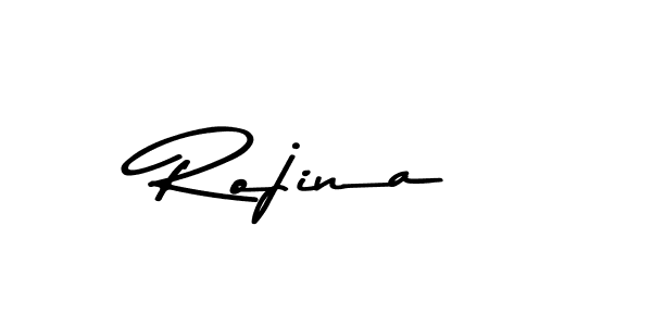 Make a beautiful signature design for name Rojina. With this signature (Asem Kandis PERSONAL USE) style, you can create a handwritten signature for free. Rojina signature style 9 images and pictures png