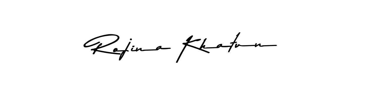 Use a signature maker to create a handwritten signature online. With this signature software, you can design (Asem Kandis PERSONAL USE) your own signature for name Rojina Khatun. Rojina Khatun signature style 9 images and pictures png