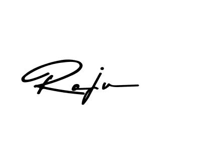 You should practise on your own different ways (Asem Kandis PERSONAL USE) to write your name (Roju) in signature. don't let someone else do it for you. Roju signature style 9 images and pictures png