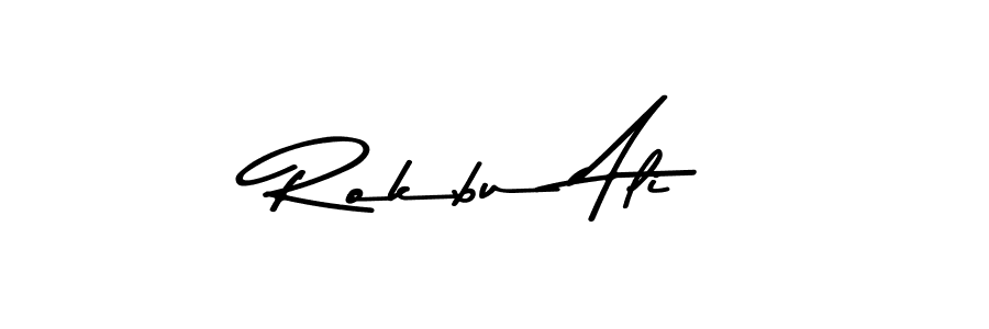 Check out images of Autograph of Rokbu Ali name. Actor Rokbu Ali Signature Style. Asem Kandis PERSONAL USE is a professional sign style online. Rokbu Ali signature style 9 images and pictures png