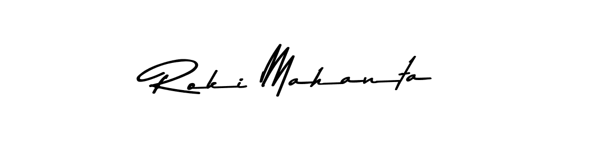 How to make Roki Mahanta signature? Asem Kandis PERSONAL USE is a professional autograph style. Create handwritten signature for Roki Mahanta name. Roki Mahanta signature style 9 images and pictures png