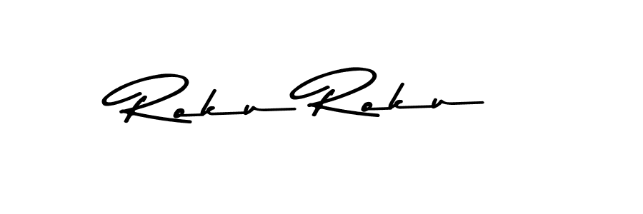Design your own signature with our free online signature maker. With this signature software, you can create a handwritten (Asem Kandis PERSONAL USE) signature for name Roku Roku. Roku Roku signature style 9 images and pictures png