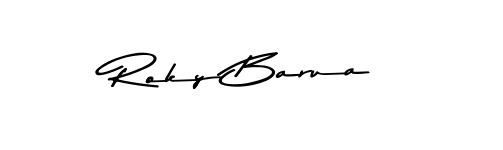 Make a beautiful signature design for name Roky Barua. Use this online signature maker to create a handwritten signature for free. Roky Barua signature style 9 images and pictures png