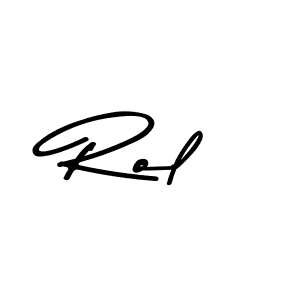 Also You can easily find your signature by using the search form. We will create Rol name handwritten signature images for you free of cost using Asem Kandis PERSONAL USE sign style. Rol signature style 9 images and pictures png
