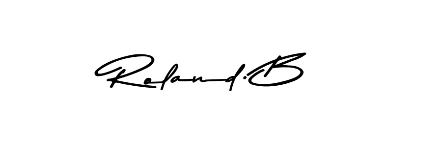 Similarly Asem Kandis PERSONAL USE is the best handwritten signature design. Signature creator online .You can use it as an online autograph creator for name Roland. B. Roland. B signature style 9 images and pictures png