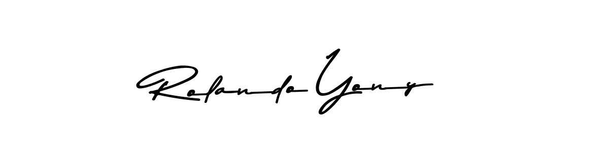 Once you've used our free online signature maker to create your best signature Asem Kandis PERSONAL USE style, it's time to enjoy all of the benefits that Rolando Yony name signing documents. Rolando Yony signature style 9 images and pictures png