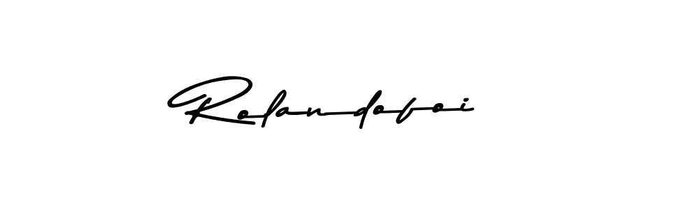 Also You can easily find your signature by using the search form. We will create Rolandofoi name handwritten signature images for you free of cost using Asem Kandis PERSONAL USE sign style. Rolandofoi signature style 9 images and pictures png