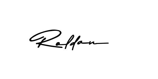 Similarly Asem Kandis PERSONAL USE is the best handwritten signature design. Signature creator online .You can use it as an online autograph creator for name Roldan. Roldan signature style 9 images and pictures png