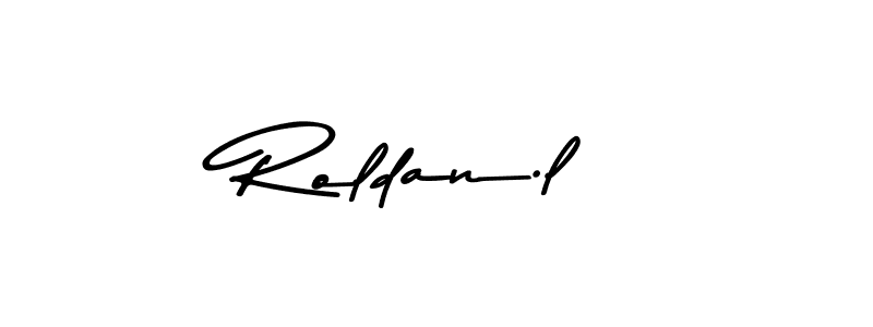 How to make Roldan.l signature? Asem Kandis PERSONAL USE is a professional autograph style. Create handwritten signature for Roldan.l name. Roldan.l signature style 9 images and pictures png