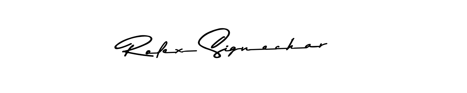 Make a beautiful signature design for name Rolex Signechar. With this signature (Asem Kandis PERSONAL USE) style, you can create a handwritten signature for free. Rolex Signechar signature style 9 images and pictures png