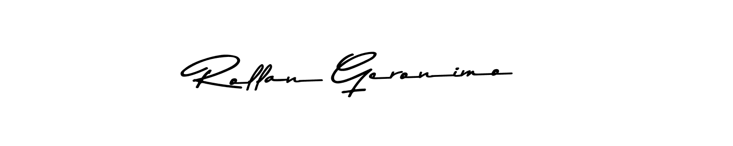 Similarly Asem Kandis PERSONAL USE is the best handwritten signature design. Signature creator online .You can use it as an online autograph creator for name Rollan Geronimo. Rollan Geronimo signature style 9 images and pictures png