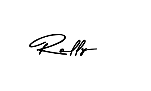 How to make Rolly signature? Asem Kandis PERSONAL USE is a professional autograph style. Create handwritten signature for Rolly name. Rolly signature style 9 images and pictures png