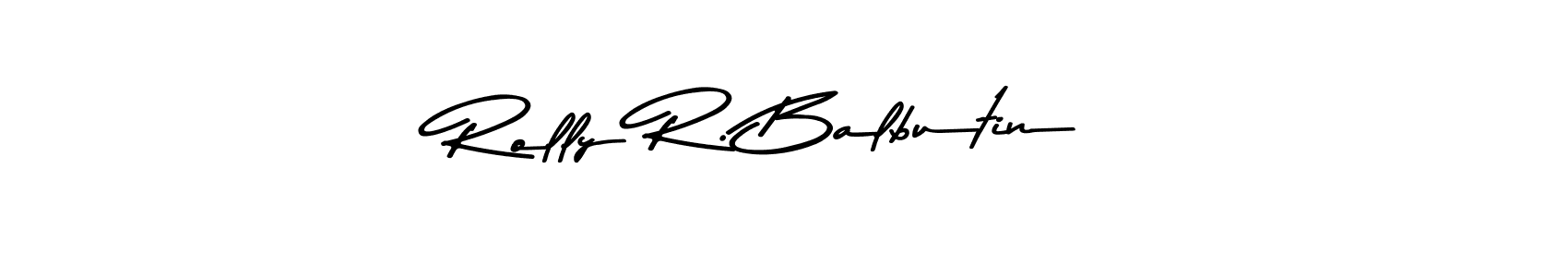 Make a beautiful signature design for name Rolly R. Balbutin. Use this online signature maker to create a handwritten signature for free. Rolly R. Balbutin signature style 9 images and pictures png