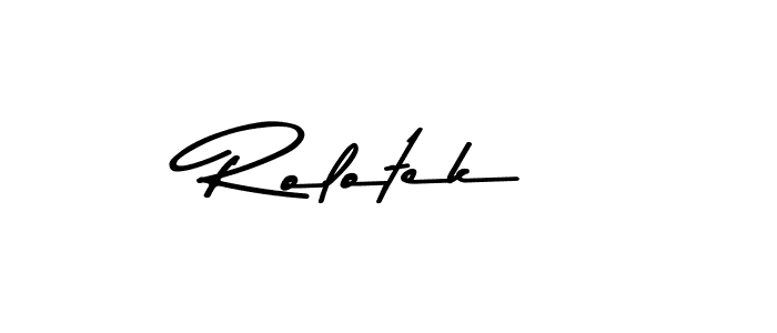 This is the best signature style for the Rolotek name. Also you like these signature font (Asem Kandis PERSONAL USE). Mix name signature. Rolotek signature style 9 images and pictures png