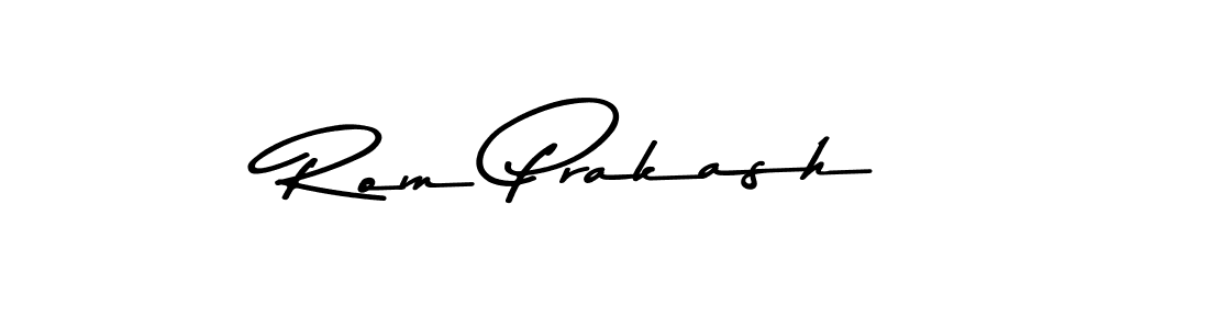 How to make Rom Prakash signature? Asem Kandis PERSONAL USE is a professional autograph style. Create handwritten signature for Rom Prakash name. Rom Prakash signature style 9 images and pictures png