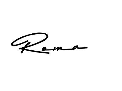 This is the best signature style for the Roma name. Also you like these signature font (Asem Kandis PERSONAL USE). Mix name signature. Roma signature style 9 images and pictures png