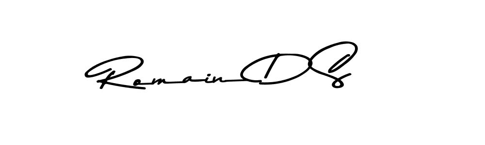 Once you've used our free online signature maker to create your best signature Asem Kandis PERSONAL USE style, it's time to enjoy all of the benefits that Romain D S name signing documents. Romain D S signature style 9 images and pictures png