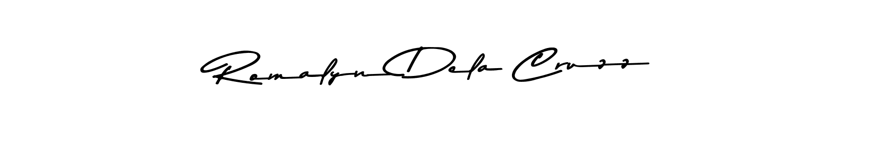 Use a signature maker to create a handwritten signature online. With this signature software, you can design (Asem Kandis PERSONAL USE) your own signature for name Romalyn Dela Cruzz. Romalyn Dela Cruzz signature style 9 images and pictures png