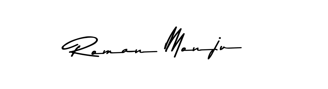 The best way (Asem Kandis PERSONAL USE) to make a short signature is to pick only two or three words in your name. The name Roman Monju include a total of six letters. For converting this name. Roman Monju signature style 9 images and pictures png