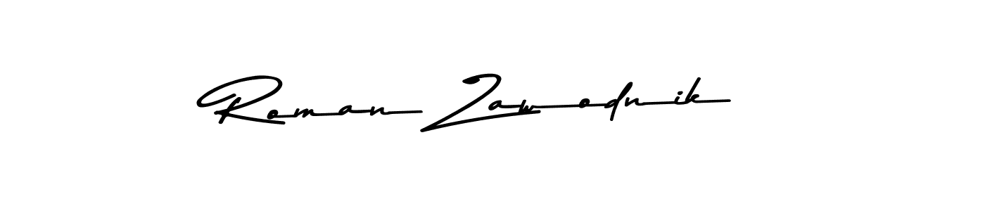 How to make Roman Zawodnik signature? Asem Kandis PERSONAL USE is a professional autograph style. Create handwritten signature for Roman Zawodnik name. Roman Zawodnik signature style 9 images and pictures png