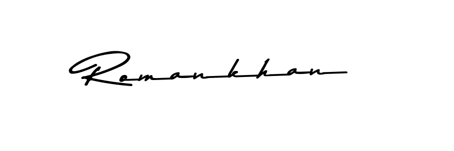 Also You can easily find your signature by using the search form. We will create Romankhan name handwritten signature images for you free of cost using Asem Kandis PERSONAL USE sign style. Romankhan signature style 9 images and pictures png