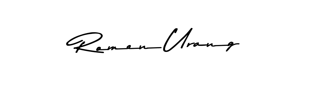 How to Draw Romen Urang signature style? Asem Kandis PERSONAL USE is a latest design signature styles for name Romen Urang. Romen Urang signature style 9 images and pictures png