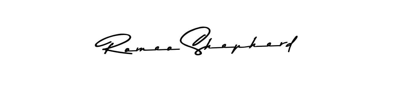 Also we have Romeo Shepherd name is the best signature style. Create professional handwritten signature collection using Asem Kandis PERSONAL USE autograph style. Romeo Shepherd signature style 9 images and pictures png