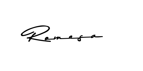 How to Draw Romesa signature style? Asem Kandis PERSONAL USE is a latest design signature styles for name Romesa. Romesa signature style 9 images and pictures png