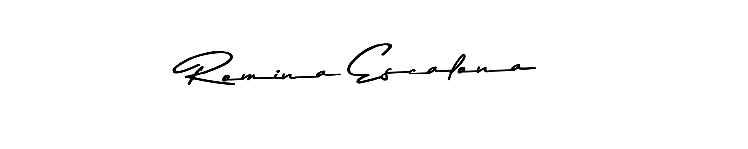 It looks lik you need a new signature style for name Romina Escalona. Design unique handwritten (Asem Kandis PERSONAL USE) signature with our free signature maker in just a few clicks. Romina Escalona signature style 9 images and pictures png
