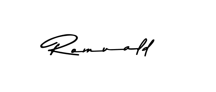 Also we have Romuald name is the best signature style. Create professional handwritten signature collection using Asem Kandis PERSONAL USE autograph style. Romuald signature style 9 images and pictures png