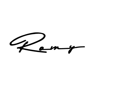 Here are the top 10 professional signature styles for the name Romy. These are the best autograph styles you can use for your name. Romy signature style 9 images and pictures png