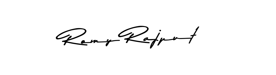 How to Draw Romy Rajput signature style? Asem Kandis PERSONAL USE is a latest design signature styles for name Romy Rajput. Romy Rajput signature style 9 images and pictures png