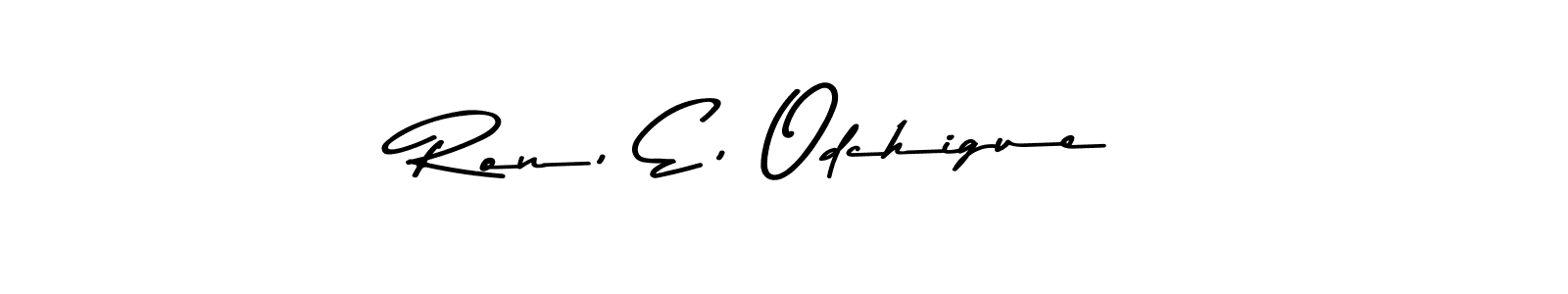 You should practise on your own different ways (Asem Kandis PERSONAL USE) to write your name (Ron, E, Odchigue) in signature. don't let someone else do it for you. Ron, E, Odchigue signature style 9 images and pictures png