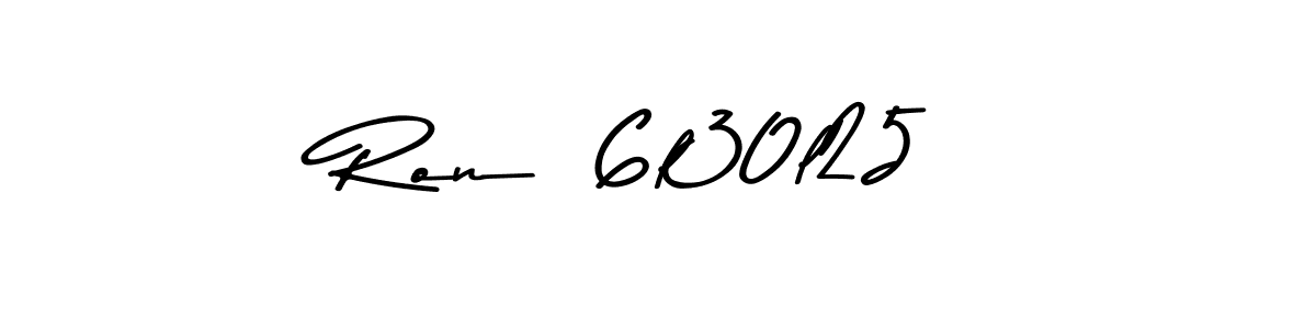 Similarly Asem Kandis PERSONAL USE is the best handwritten signature design. Signature creator online .You can use it as an online autograph creator for name Ron  6l30l25. Ron  6l30l25 signature style 9 images and pictures png