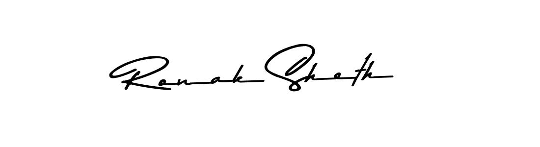 if you are searching for the best signature style for your name Ronak Sheth. so please give up your signature search. here we have designed multiple signature styles  using Asem Kandis PERSONAL USE. Ronak Sheth signature style 9 images and pictures png