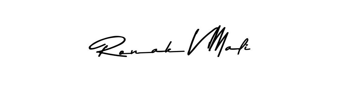 Similarly Asem Kandis PERSONAL USE is the best handwritten signature design. Signature creator online .You can use it as an online autograph creator for name Ronak V Mali. Ronak V Mali signature style 9 images and pictures png