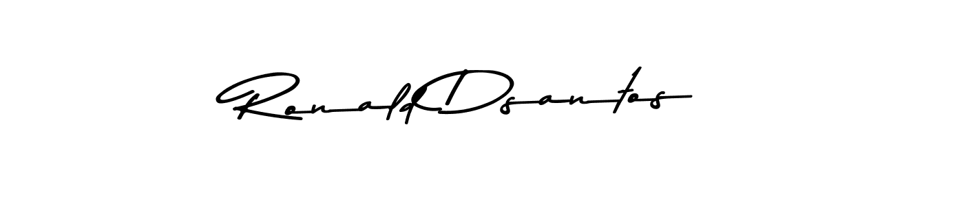 if you are searching for the best signature style for your name Ronald Dsantos. so please give up your signature search. here we have designed multiple signature styles  using Asem Kandis PERSONAL USE. Ronald Dsantos signature style 9 images and pictures png