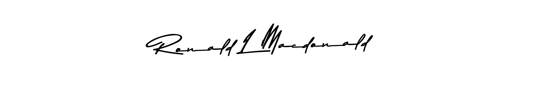if you are searching for the best signature style for your name Ronald L Macdonald. so please give up your signature search. here we have designed multiple signature styles  using Asem Kandis PERSONAL USE. Ronald L Macdonald signature style 9 images and pictures png