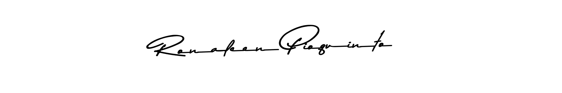 Use a signature maker to create a handwritten signature online. With this signature software, you can design (Asem Kandis PERSONAL USE) your own signature for name Ronaleen Pioquinto. Ronaleen Pioquinto signature style 9 images and pictures png