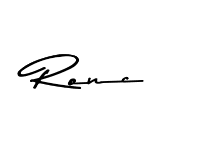 Ronc stylish signature style. Best Handwritten Sign (Asem Kandis PERSONAL USE) for my name. Handwritten Signature Collection Ideas for my name Ronc. Ronc signature style 9 images and pictures png