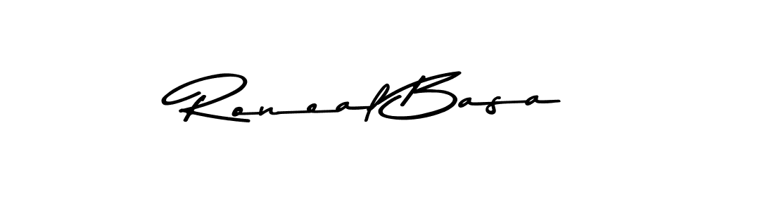 You should practise on your own different ways (Asem Kandis PERSONAL USE) to write your name (Roneal Basa) in signature. don't let someone else do it for you. Roneal Basa signature style 9 images and pictures png