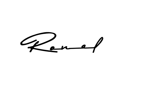 if you are searching for the best signature style for your name Ronel. so please give up your signature search. here we have designed multiple signature styles  using Asem Kandis PERSONAL USE. Ronel signature style 9 images and pictures png