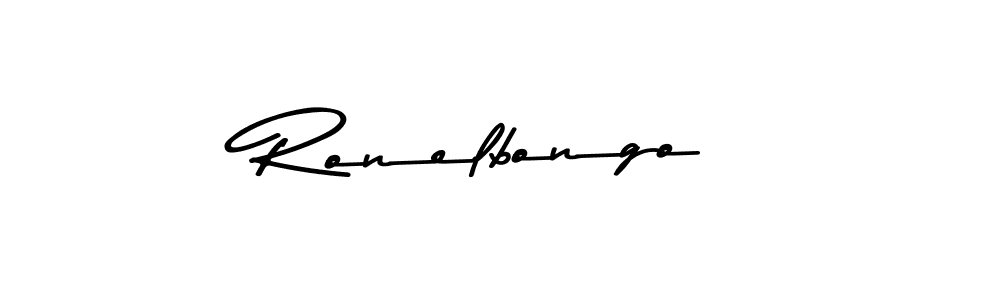 Ronelbongo stylish signature style. Best Handwritten Sign (Asem Kandis PERSONAL USE) for my name. Handwritten Signature Collection Ideas for my name Ronelbongo. Ronelbongo signature style 9 images and pictures png