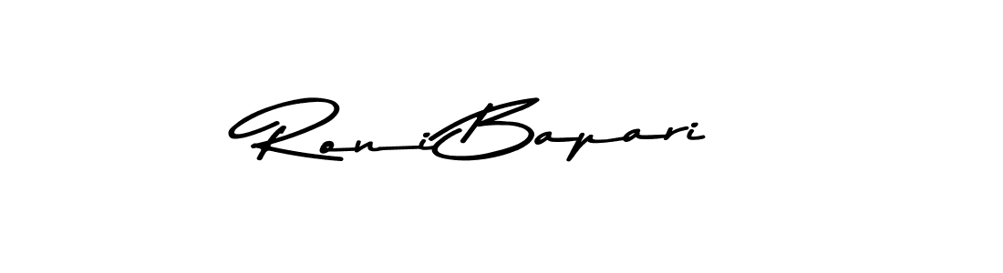 Make a short Roni Bapari signature style. Manage your documents anywhere anytime using Asem Kandis PERSONAL USE. Create and add eSignatures, submit forms, share and send files easily. Roni Bapari signature style 9 images and pictures png