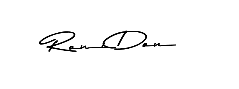 Use a signature maker to create a handwritten signature online. With this signature software, you can design (Asem Kandis PERSONAL USE) your own signature for name Roni Don. Roni Don signature style 9 images and pictures png